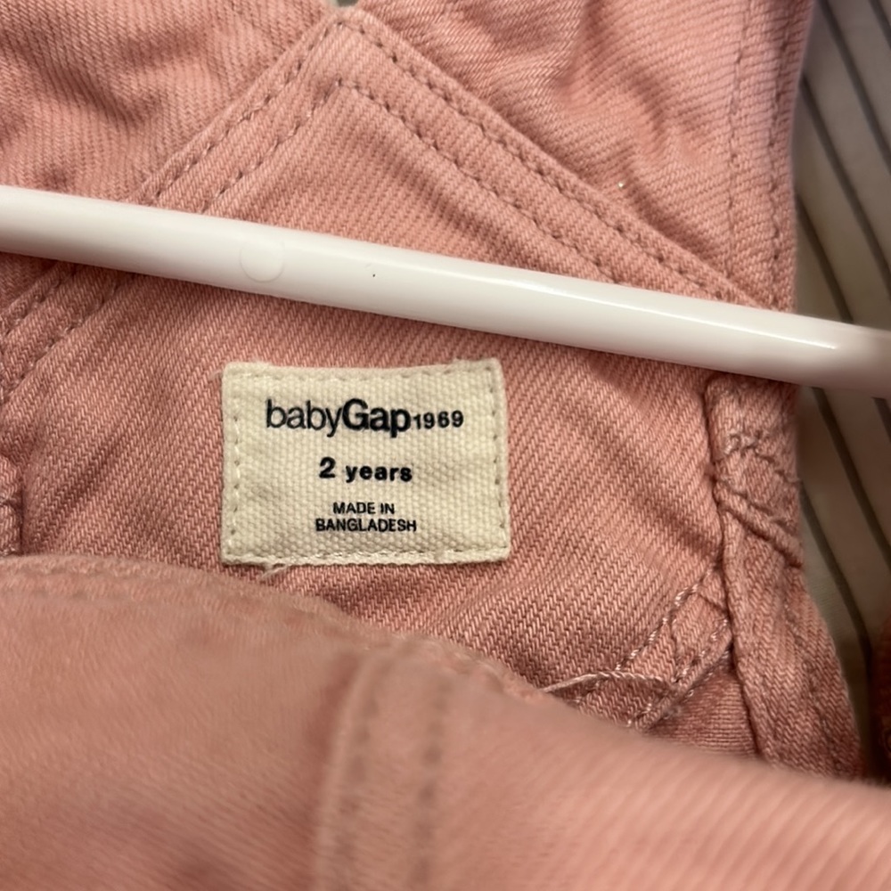 GAP Pink Kids Overalls - Picture 6 of 7